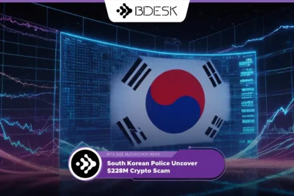 13Desk Crypto News | South Korean Police Uncover $228M Crypto Scam