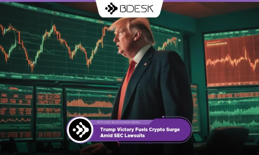 13Desk Crypto News | Trump Victory Fuels Crypto Surge Amid SEC Lawsuits