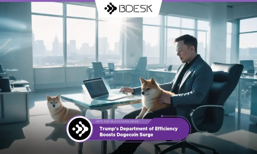 13Desk Crypto News | Trump's Department of Efficiency Boosts Dogecoin Surge