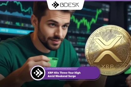 13Desk Crypto News | XRP Hits Three-Year High Amid Weekend Surge