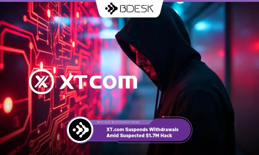 13Desk Crypto News | XT.com Suspends Withdrawals Amid Suspected $1.7M Hack