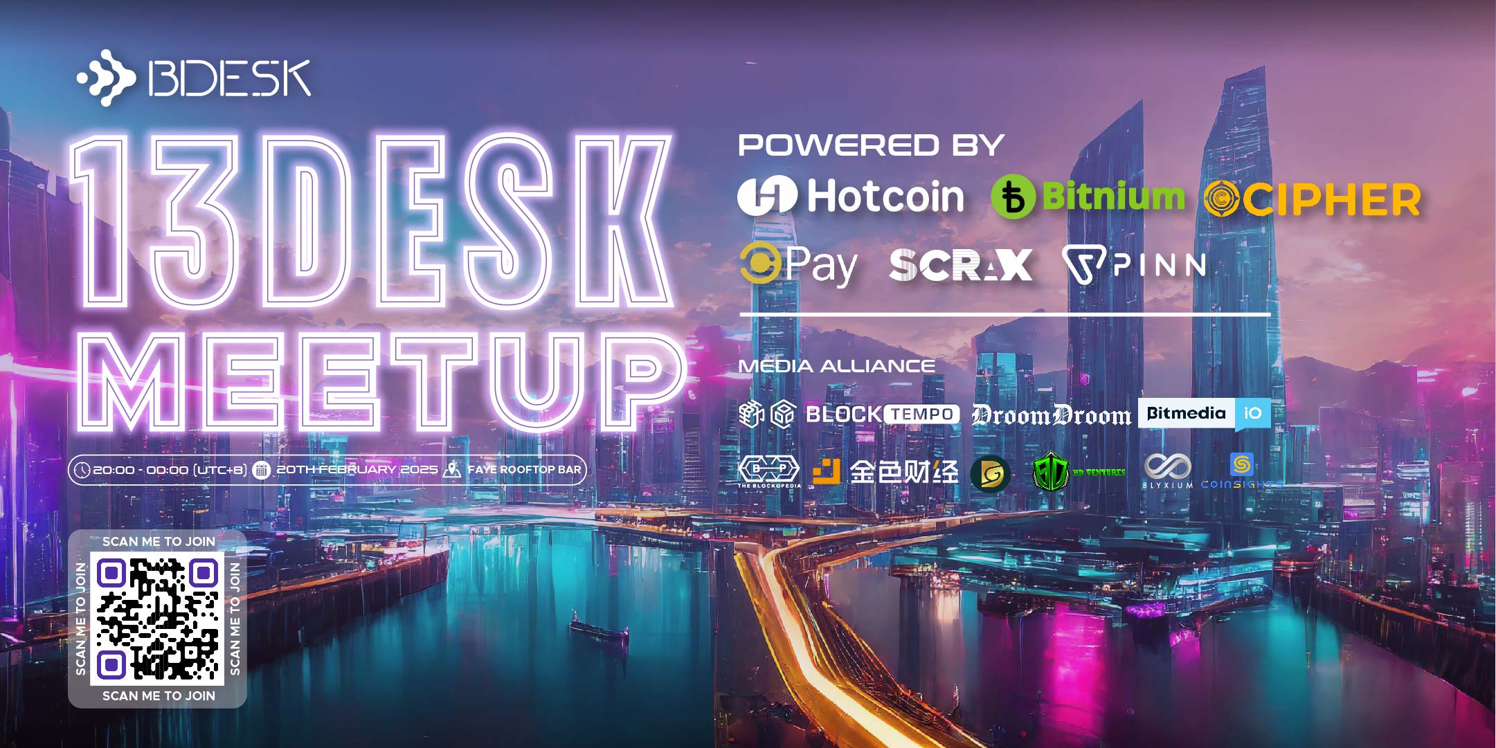 Crypto Events Hong Kong Edition Website Banner