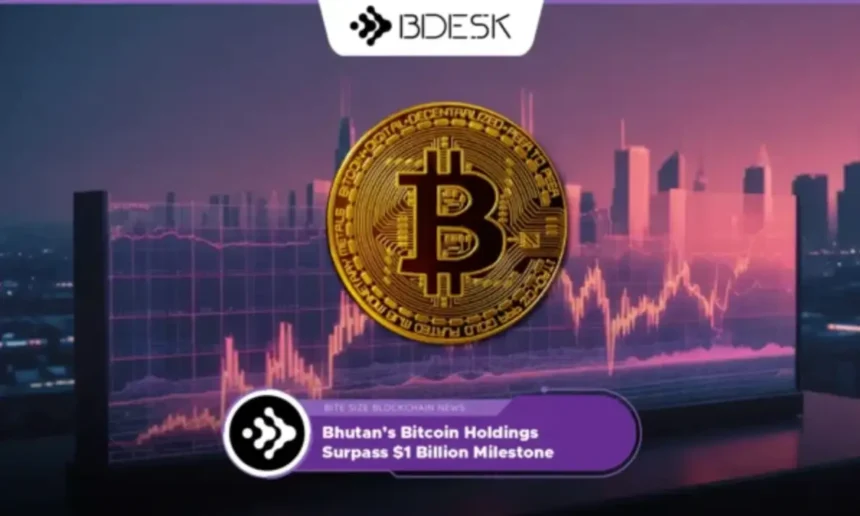 13Desk Crypto News | Bhutan’s Bitcoin Holdings Surpass $1 Billion Milestone