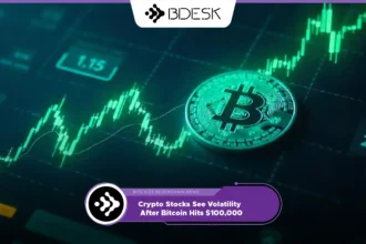 Crypto News 13Desk | Crypto Stocks See Volatility After Bitcoin Hits $100,000