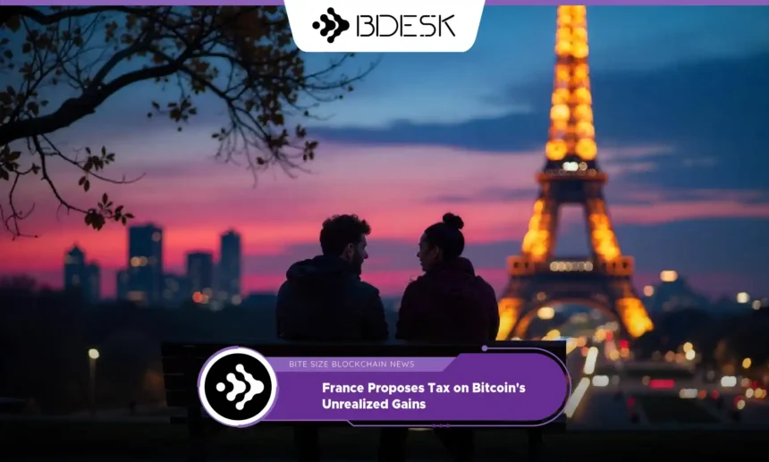 13Desk Crypto News | France Proposes Tax on Bitcoin's Unrealized Gains