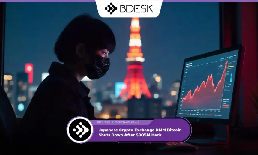 13Desk Crypto News | Japanese Crypto Exchange DMM Bitcoin Shuts Down After $305M Hack