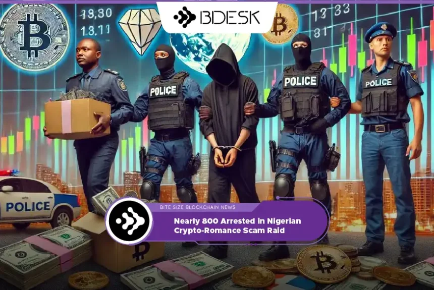 Crypto News 13Desk | Nearly 800 Arrested in Nigerian Crypto-Romance Scam Raid