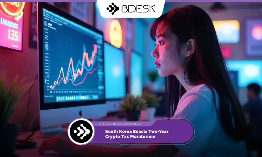 13Desk Crypto News | South Korea Enacts Two-Year Crypto Tax Moratorium