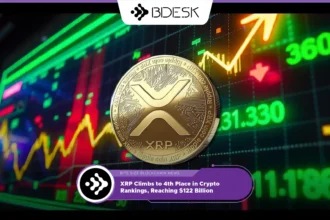 13Desk Crypto News | XRP Climbs to 4th Place in Crypto Rankings, Reaching $122 Billion