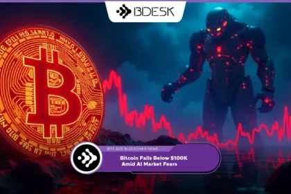 Crypto News 13Desk | Bitcoin Falls Below $100K Amid AI Market Fears