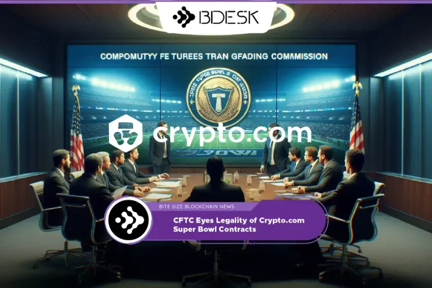 Crypto News 13Desk | CFTC Eyes Legality of Crypto.com Super Bowl Contracts