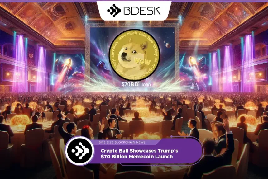 Crypto News 13Desk | Crypto Ball Showcases Trump's $70 Billion Memecoin Launch