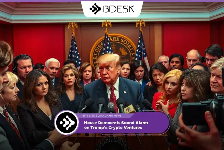 Crypto News 13Desk | House Democrats Sound Alarm on Trump's Crypto Ventures