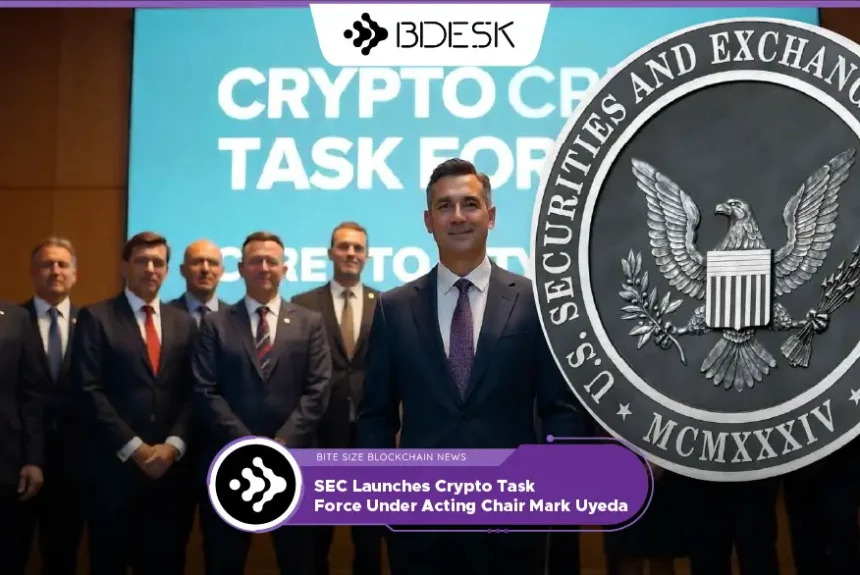 Crypto News 13Desk | SEC Launches Crypto Task Force Under Acting Chair Mark Uyeda