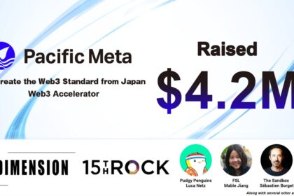 13Desk Crypto News Partnerships | Pacific Meta raises approximately $4.2M in funding, with top players in the Web3 space joining as angel investors