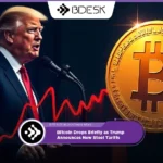 Crypto News 13Desk | Bitcoin Drops Briefly as Trump Announces New Steel Tariffs