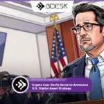 Crypto News 13Desk | Crypto Czar David Sacks to Announce U.S. Digital Asset Strategy