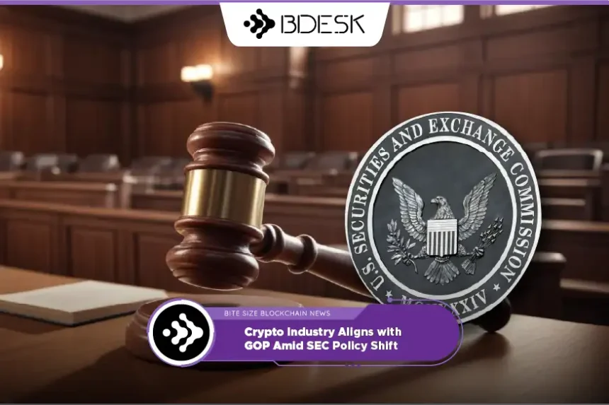 Crypto News 13Desk | Crypto Industry Aligns with GOP Amid SEC Policy Shift