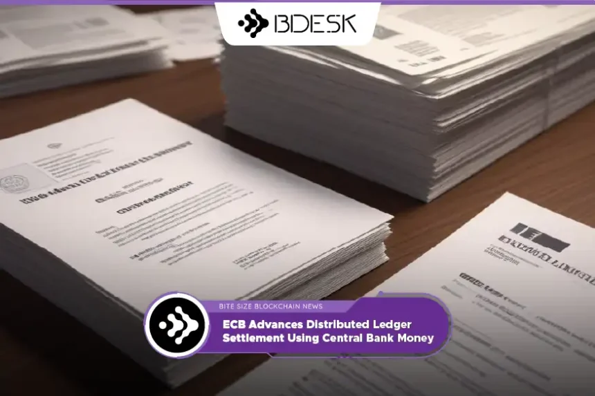 Crypto News 13Desk | ECB Advances Distributed Ledger Settlement Using Central Bank Money