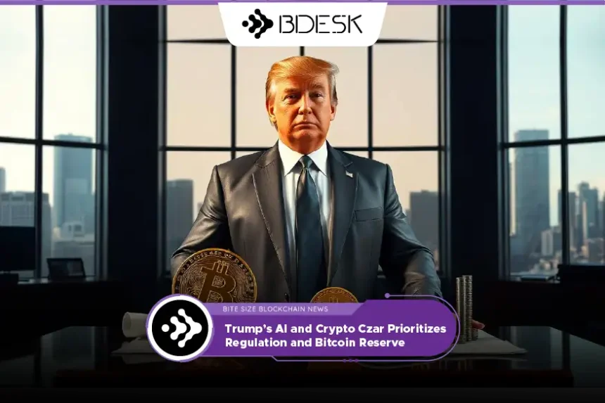 Crypto News 13Desk | Trump’s AI and Crypto Czar Prioritizes Regulation and Bitcoin Reserve